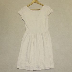 Cream skater dress